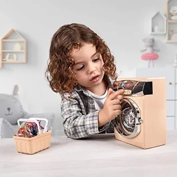 BRIGPICIOUS Toy Washing Machine for Creative Play