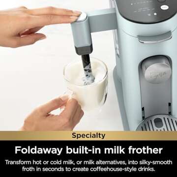 Ninja Coffee Maker with Built-In Frother & Versatile Brewing Options