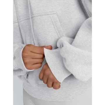 Trendy Queen Women's Cropped Hoodie - Fashionable Comfort