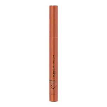 e.l.f. No Budge Shadow Stick, Longwear, Smudge-Proof Metallic Eyeshadow, Copper Chic, 0.05 Oz