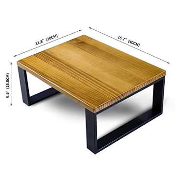 biukpci Step Stool for Adult Kids Toddler Wooden Step Stool for Kitchen Bathroom Bedroom（Self-Asse...