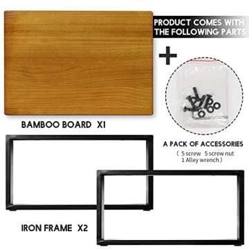 biukpci Stylish Wooden Step Stool for All Ages