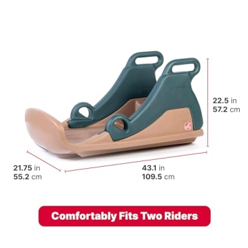 Step2 Snow Runner Durable Kids Sled for Winter Fun