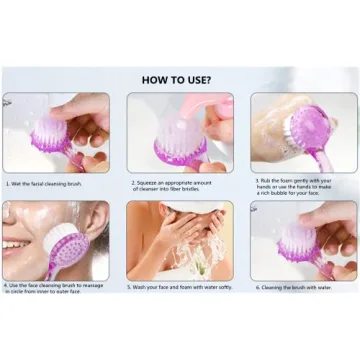 Beomeen Facial Brush Set - Exfoliating Scrubbers for All Skin Types