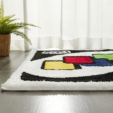 Funky UNO Card Rug Soft Washable Non-Slip 2x3 Fluffy