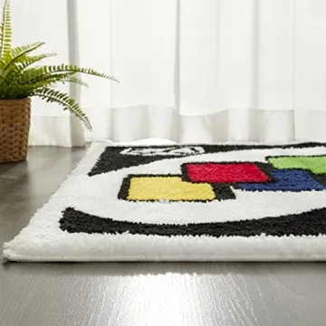 Funky UNO Card Rug Soft Washable Non-Slip 2x3 Fluffy