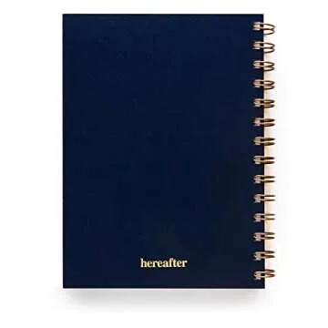 Patchwork Heart Blank Spiral Journal for Women [Hardcover Daily Writing Wood Notebook with Plain Pages for Mom, Small Gratitude Diary for Wellness, Health, Yoga, Travel, Food, Made in the USA]