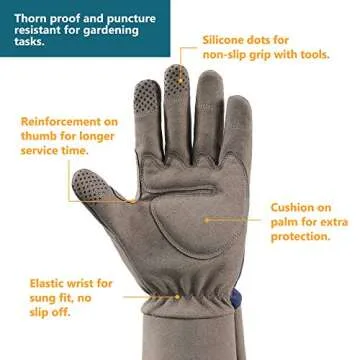 COOLJOB Thorn Proof Garden Gloves - Durable & Stylish Protection