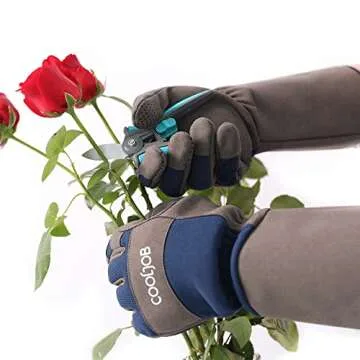 COOLJOB Thorn Proof Garden Gloves - Durable & Stylish Protection