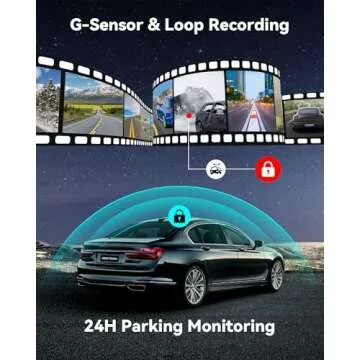 REDTIGER Dash Cam for Cars,4K UHD 2160P Car Camera Front, Wi-Fi GPS,3.18" LCD Screen,Night Vision,170° Wide Angle,WDR,24H Parking Monitor, G Sensor, Support 256GB Max(F7NS)