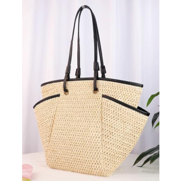 Chic Summer Beach Tote Bag for Women Extra Large Purse