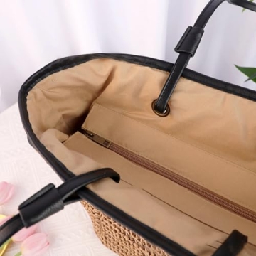 Chic Summer Beach Tote Bag for Women Extra Large Purse