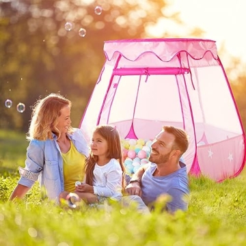 Colorful Pop Up Princess Tent for 1-3 Year Old Kids