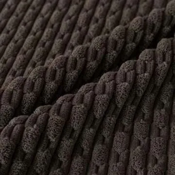 Cozoomy Set of 4 Beige Brown Coffee Decorative Pillow Covers 18x18 Inch Corduroy Throw Pillow Covers for Bed Couch Sofa Living Room Soft Cushion Cases