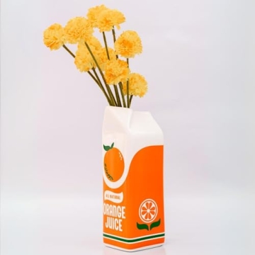 Ban.do Vintage Inspired Orange Juice Vase - Unique Decor