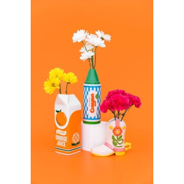 Ban.do Vintage Inspired Orange Juice Vase - Unique Decor