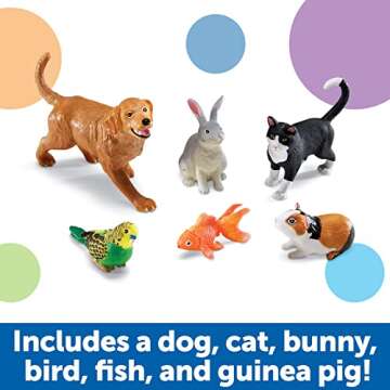 Learning Resources Jumbo Domestic Pets Set for Kids