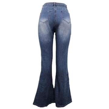 Andongnywell Women's High Rise Jeans - Stylish & Comfortable