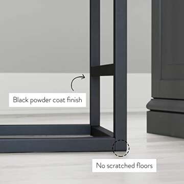 Stylish Nathan James Backless Bar Stools - Set of 2