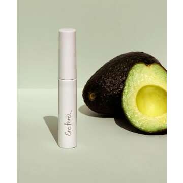 Ere Perez - Natural Avocado Waterproof Mascara | Vegan, Cruelty-Free, Clean Beauty (Black, 0.35 oz | 10 ml)