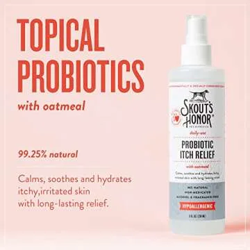 Probiotic Itch Relief Spray for Pets by SKOUT'S HONOR