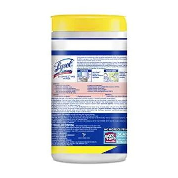 Lysol Disinfectant Wipes, Multi-Surface Antibacterial Cleaning Wipes, For Disinfecting and Cleaning,...