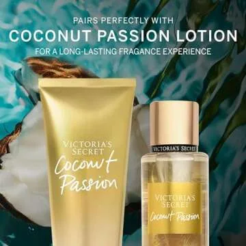 Victoria's Secret Coconut Passion Body Mist for Women 8.4 oz