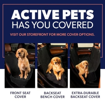 Active Pets Dog Car Seat Cover for SUVs, Trucks, Cars