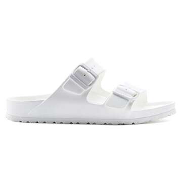 Birkenstock Unisex Arizona Essentials EVA White Sandals - 40 N EU
