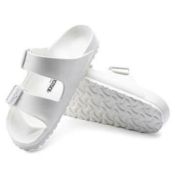 Birkenstock Unisex Arizona Essentials EVA White Sandals - 40 N EU