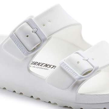 Birkenstock Unisex Arizona Essentials EVA White Sandals - 40 N EU
