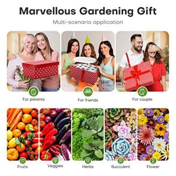 Ahopegarden Indoor Hydroponics Garden System 12 Pods