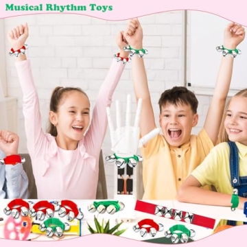 Christmas Wrist Jingle Bells for Kids and Parties