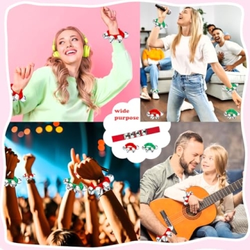Christmas Wrist Jingle Bells for Kids and Parties