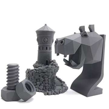 SpiderMaker 3D Matte PLA Filament - Matte Finish with Incredible Vibrant Colors - Compatible with Ba...