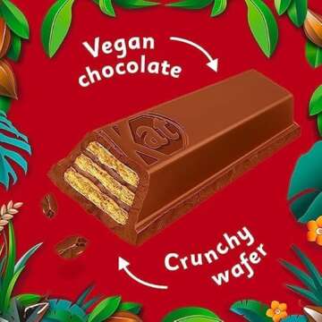 Kit Kat 4 Finger Vegan Milk Chocolate Bar 41.5g - 10 Pack (Come With Premier Life Store Pen)