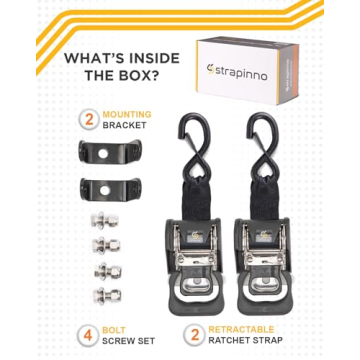 Reliable StrapInno Stainless Steel Ratchet Straps