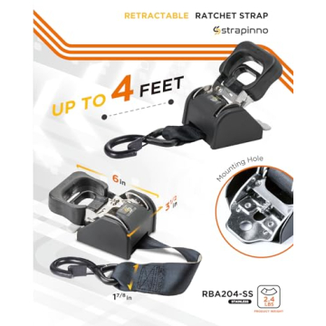 Reliable StrapInno Stainless Steel Ratchet Straps