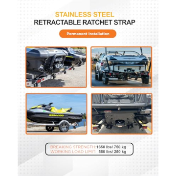 Reliable StrapInno Stainless Steel Ratchet Straps