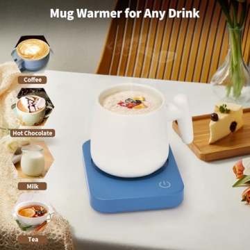 VOBAGA Coffee Mug Warmer Auto Shut Off 3 Temp Settings