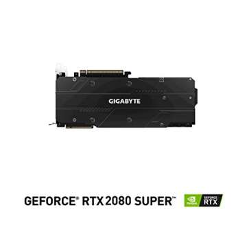 GIGABYTE GeForce RTX 2080 Super Windforce OC 8G Graphics Card, 3X Windforce Fans, 8GB 256-Bit GDDR6, Gv-N208SWF3OC-8GD Video Card