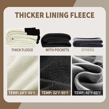 Warm Fleece Lined Leggings for Women - High Waisted