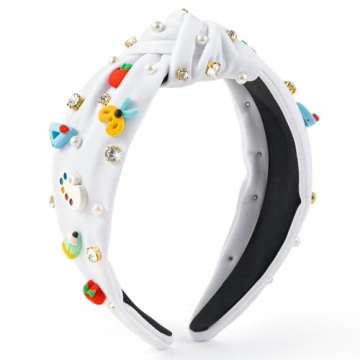 Stylish Teacher Jeweled Knotted Headband for Women