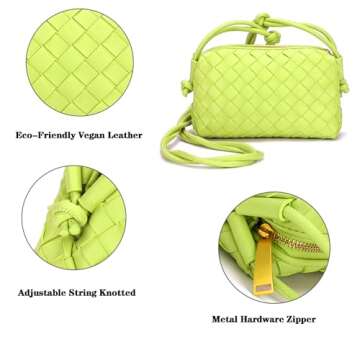 Stylish Handmade Woven Crossbody Bag for Women