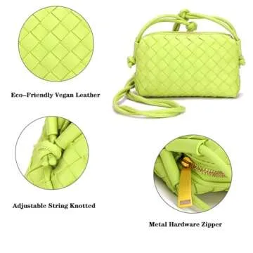 Stylish Handmade Woven Crossbody Bag for Women