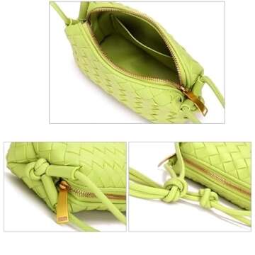 Stylish Handmade Woven Crossbody Bag for Women