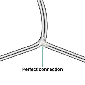 TIMMY Wire Hangers 40 Pack Stainless Steel Strong Design