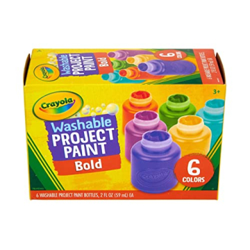 Crayola Washable Kids Paint Set - Vibrant Non-Toxic Paint