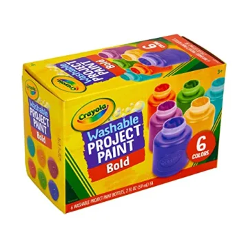 Crayola Washable Kids Paint Set - Vibrant Non-Toxic Paint