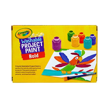 Crayola Washable Kids Paint Set - Vibrant Non-Toxic Paint